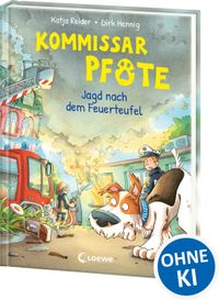 Buch Cover Kommissar Pfote (Band 8) - Jagd nach dem Feuerteufel