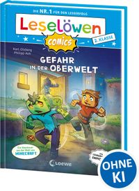 Buch Cover Leselöwen Comics 2. Klasse - Gefahr in der Oberwelt
