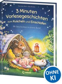 Buch Cover 3-Minuten-Vorlesegeschichten zum Kuscheln und Einschlafen