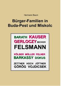 Buch Cover Bürger-Familien in Buda-Pest und Miskolc
