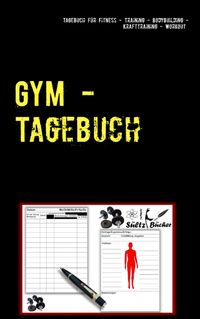Buch Cover GYM - Tagebuch für Fitness - Training - Bodybuilding - Krafttraining - Workout
