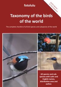 Buch Cover Taxonomy of the birds of the world