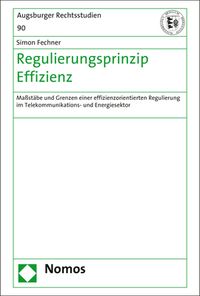Buch Cover Regulierungsprinzip Effizienz