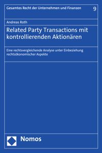 Buch Cover Related Party Transactions mit kontrollierenden Aktionären