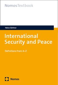 Buch Cover International Security and Peace