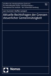 Buch Cover Aktuelle Rechtsfragen der Grenzen steuerlicher Gemeinnützigkeit