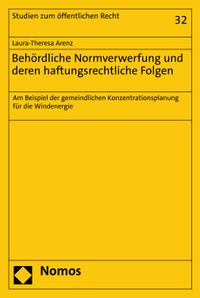 Buch Cover Behördliche Normverwerfung und deren haftungsrechtliche Folgen