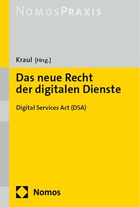 Buch Cover Das neue Recht der digitalen Dienste