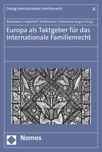 Buch Cover Europa als Taktgeber für das Internationale Familienrecht