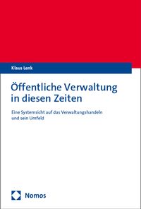 Buch Cover Öffentliche Verwaltung in diesen Zeiten