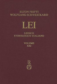 Buch Cover Lessico Etimologico Italiano. Band 21 (XXI)