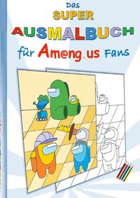 Buch Cover Das Super Ausmalbuch für Am@ng.us Fans