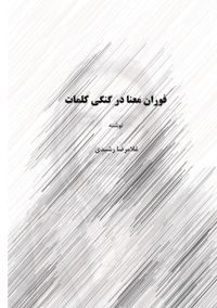 Buch Cover The eruption of meaning in the ambiguity of words