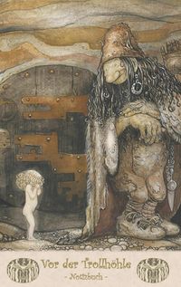 Buch Cover Vor der Trollhöhle - Notizbuch (Trolle und Goblins)