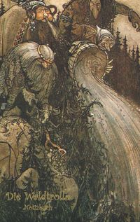 Buch Cover Die Waldtrolle - Notizbuch (Trolle und Goblins)