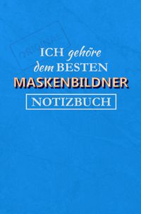 Buch Cover Notizbuch Maskenbildner