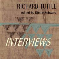 Buch Cover Richard Tuttle. Interviews 1970–2022