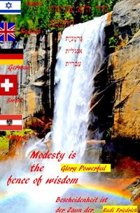 Buch Cover Modesty is the fence of wisdom English German Hebräisch Israel