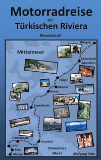 Buch Cover Motorradreise zur Türkischen Riviera