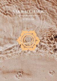 Buch Cover Arbeitsbücher : Chakrenausgleich leicht gemacht! / Sakralchakra Arbeitsbuch - In 7 Tagen zur Balance