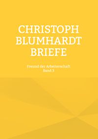 Buch Cover Christoph Blumhardt Briefe