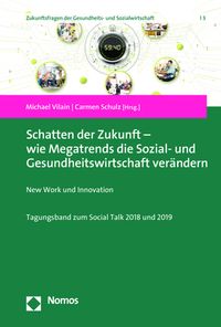 Buch Cover Schatten der Zukunft – wie Megatrends die Sozial- und Gesundheitswirtschaft verändern