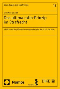 Buch Cover Das ultima ratio-Prinzip im Strafrecht