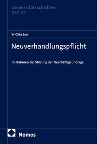 Buch Cover Neuverhandlungspflicht