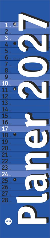 Buch Cover Langplaner mini, blau 2027