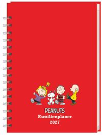 Buch Cover Peanuts Familienplaner-Buch A5 2027