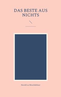 Buch Cover Das Beste aus Nichts