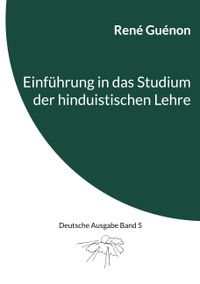 Buch Cover Einführung in das Studium der hinduistischen Lehre