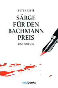 Buch Cover Särge für den Bachmannpreis