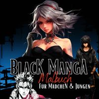 Buch Cover Manga Nation / Black Manga Malbuch.
