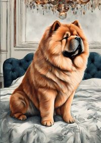 Buch Cover Notizbücher Hund / Chow Chow Notizheft Süßes Hund Notizbuch Journal Tagebuch mit 55 Motivationssprüchen Leben und Hundeliebe Geschenkidee Zauberhafter Luxus Hund
