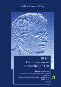 Buch Cover Vom Regierungsberater zum Inneren Exil 1920-1941