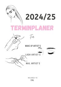 Buch Cover Make Up, Lash & Nail Artist Terminplaner