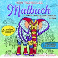 Buch Cover Mein tierisches Malbuch