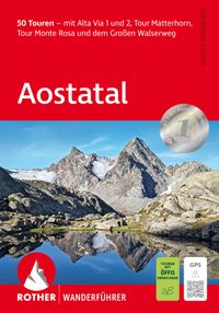 Buch Cover ROTHER Wanderführer Aostatal