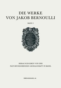 Buch Cover Die Werke von Jakob Bernoulli