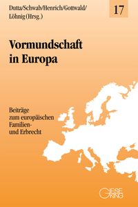 Buch Cover Vormundschaft in Europa