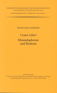 Buch Cover Crater Liberi