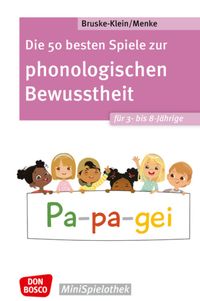Buch Cover Die 50 besten Spiele zur phonologischen Bewusstheit für 3- bis 8-Jährige