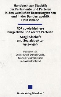 Buch Cover Handbuch zur Statistik der Parlamente und Parteien in den westlichen Besatzungszonen und in der Bundesrepublik Deutschland
