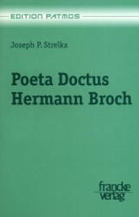 Buch Cover Poeta Doctus Hermann Broch