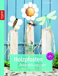 Buch Cover Holzpfosten dekorativ verziert