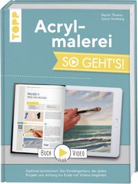 Buch Cover Acrylmalerei. So geht's!