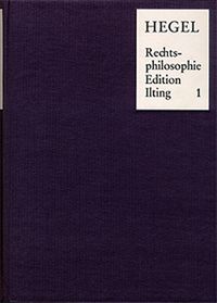 Buch Cover Vorlesungen über Rechtsphilosophie 1818-1831 / Band 1