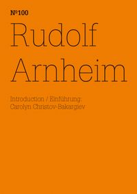 Buch Cover Rudolf Arnheim