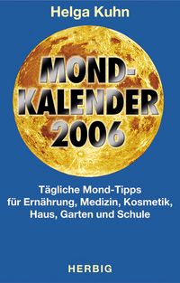 Buch Cover Mond Kalender 2006